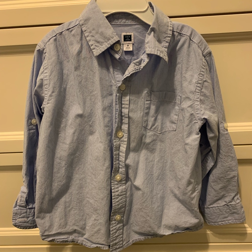 Janie and Jack toddler boy button down shirts size 3T
